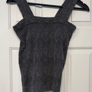 BKE Black Square Neck Tank